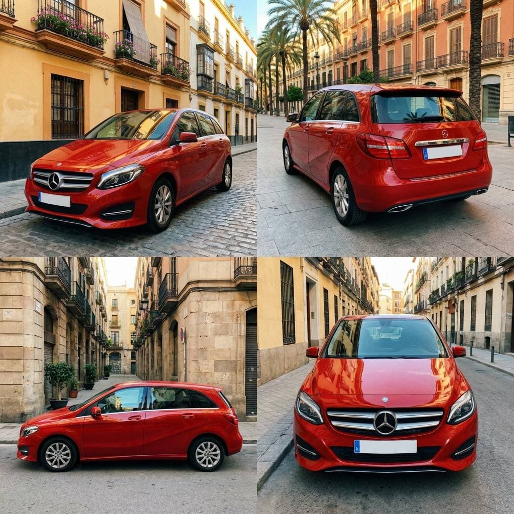 Mercedes B-Class 2017 — аренда в Барселоне