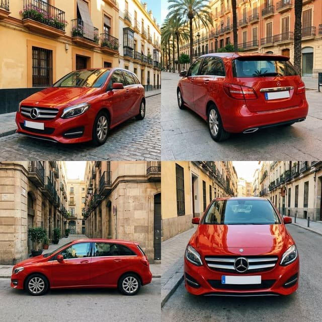 Mercedes B-Class 2017 — бизнес-класс, аренда в Барселоне