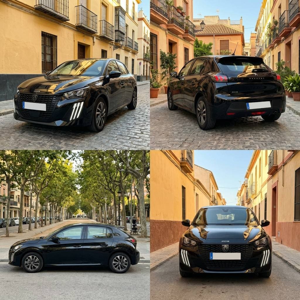 Peugeot 208 2025 — аренда в Барселоне