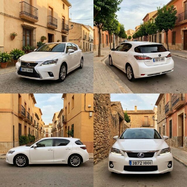 Lexus CT 2014 — комфорт-класс, аренда в Барселоне